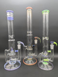 2K Glass 15" Inline to Inv3 w/ Drain-Avernic Smoke Shop