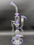 2K Glass 16" Dual Perc Capcycler #2 - Light Purple