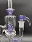 2K Glass 16" Dual Perc Capcycler #3 - Dark Purple