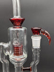 2K Glass 16" Dual Perc Capcycler #4 - Red