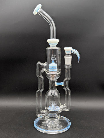 2K Glass 16" Dual Perc Capcycler #5 - Ghost