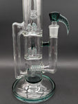 2K Glass 18" Bent Neck Treecycler Bong