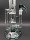 2K Glass 18" Bent Neck Treecycler Bong
