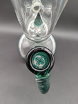 2K Glass 18" Bent Neck Treecycler Bong