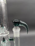 2K Glass 18" Bent Neck Treecycler Bong