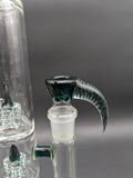 2K Glass 18" Bent Neck Treecycler Bong