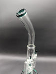 2K Glass 18" Bent Neck Treecycler Bong