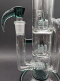 2K Glass 18" Bent Neck Treecycler Bong