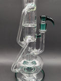 2K Glass 18" Super Showerhead Recycler Bong-Avernic Smoke Shop