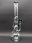 2K Glass 18" Super Showerhead Recycler Bong-Avernic Smoke Shop