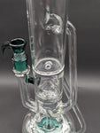 2K Glass 18" Super Showerhead Recycler Bong-Avernic Smoke Shop