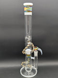 2K Glass 18" Threeline Recycler Bong-Avernic Smoke Shop