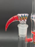 2K Glass 18" Threeline Recycler Bong-Avernic Smoke Shop