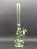 2K Glass 18" Threeline Recycler Bong-Avernic Smoke Shop