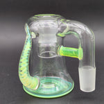 2K Glass 18mm Dry Ash Catcher w/ Horn