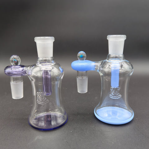 2K Glass 18mm Dry Ash Catchers w/ Opal