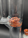 2K Glass 19" Double Dual Inline Tube-Avernic Smoke Shop