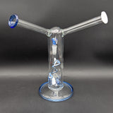 2K Glass Dual Color Dual Mouth Heart Bong-Avernic Smoke Shop