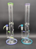 2K Glass Dual Color Heart Bong-Avernic Smoke Shop