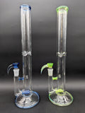 2K Glass Dual Gridline Perc Bong-Avernic Smoke Shop
