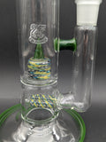 2K Glass Dual Gridline to 180 Grid Cap Bongs-Avernic Smoke Shop