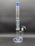 2K Glass Dual Gridline to 8 Arm Bongs - Color Accented-Avernic Smoke Shop