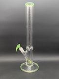 2K Glass Straight Tube with Diffused Downstem-Avernic Smoke Shop