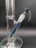 2K Glass Straight Tube with Diffused Downstem