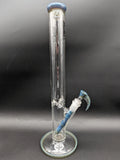 2K Glass Straight Tube with Diffused Downstem