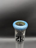 2K Glass Straight Tube with Diffused Downstem