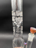 2K Glass Triple Gridline Bubble Tube