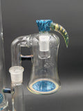 2K Glass Worked Bong Set w/ Ash Catcher-Avernic Smoke Shop