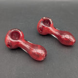3" Red Mini Hand Pipe-Avernic Smoke Shop