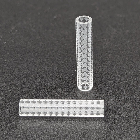 30mm Hollow Quartz Rod - Pillar for Terp Slurpers