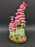 3D 10" Rose Petal House Water Pipe