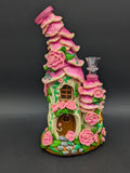 3D 10" Rose Petal House Water Pipe