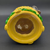 3D Cheeseburger Dog Water Pipe-Avernic Smoke Shop