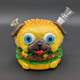 3D Cheeseburger Dog Water Pipe-Avernic Smoke Shop