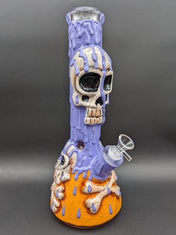 3D Poison Water Skull Beaker Bong - Avernic Smoke Shop