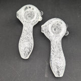 4" Blizzard Frit Hand Pipe-Avernic Smoke Shop
