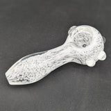 4" Blizzard Frit Hand Pipe-Avernic Smoke Shop