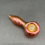 4" Chrome Gradient w/ Screen  Hand Pipe