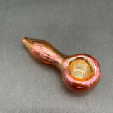 4" Chrome Gradient w/ Screen  Hand Pipe