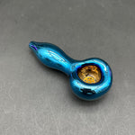 4" Chrome Gradient w/ Screen  Hand Pipe