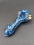 4" Color Spider Web Spoon Hand Pipe