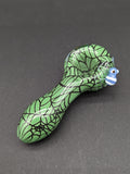 4" Color Spider Web Spoon Hand Pipe