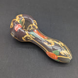 4" Flower Print Assorted Hand Pipes