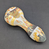 4" Flower Print Assorted Hand Pipes