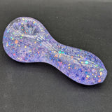 4" Glycerin Sparkle Steamroller Spoon Pipe
