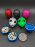 4 Piece Alien Weed Grinder 55mm